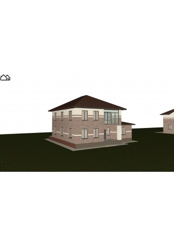 Проект двухэтажного дома ПМ1-269